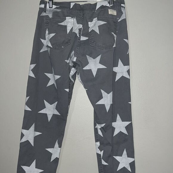 Heft size 32 men’s star pattern distressed joggers - Picture 6 of 8